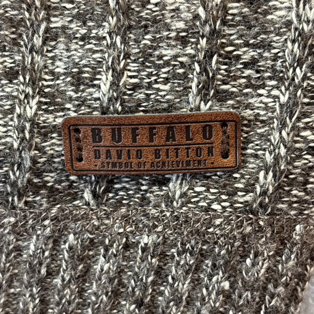 Buffalo David Bitton Mens Medium Cardigan Sweater Full Zip Soft Lined Jacket